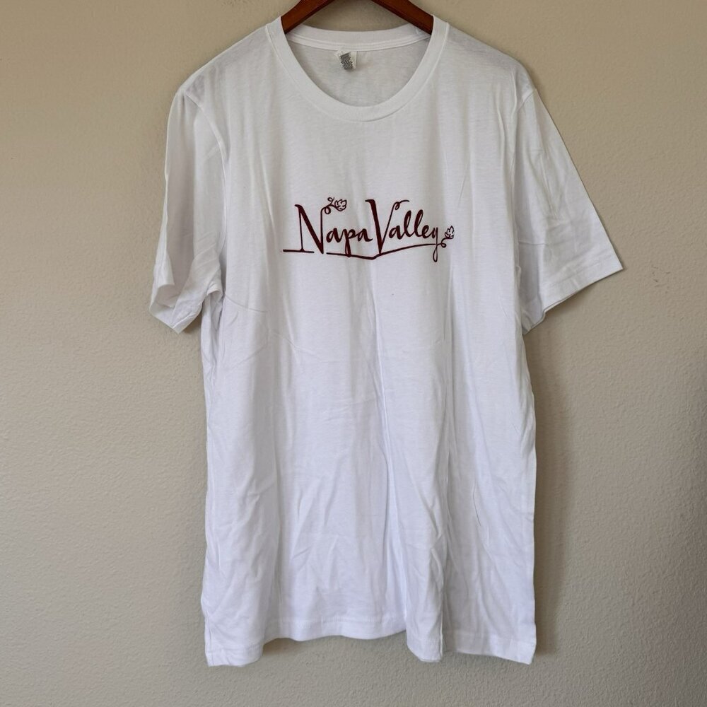 Napa Valley White Shirt Bella Canvas Shirts Size XL